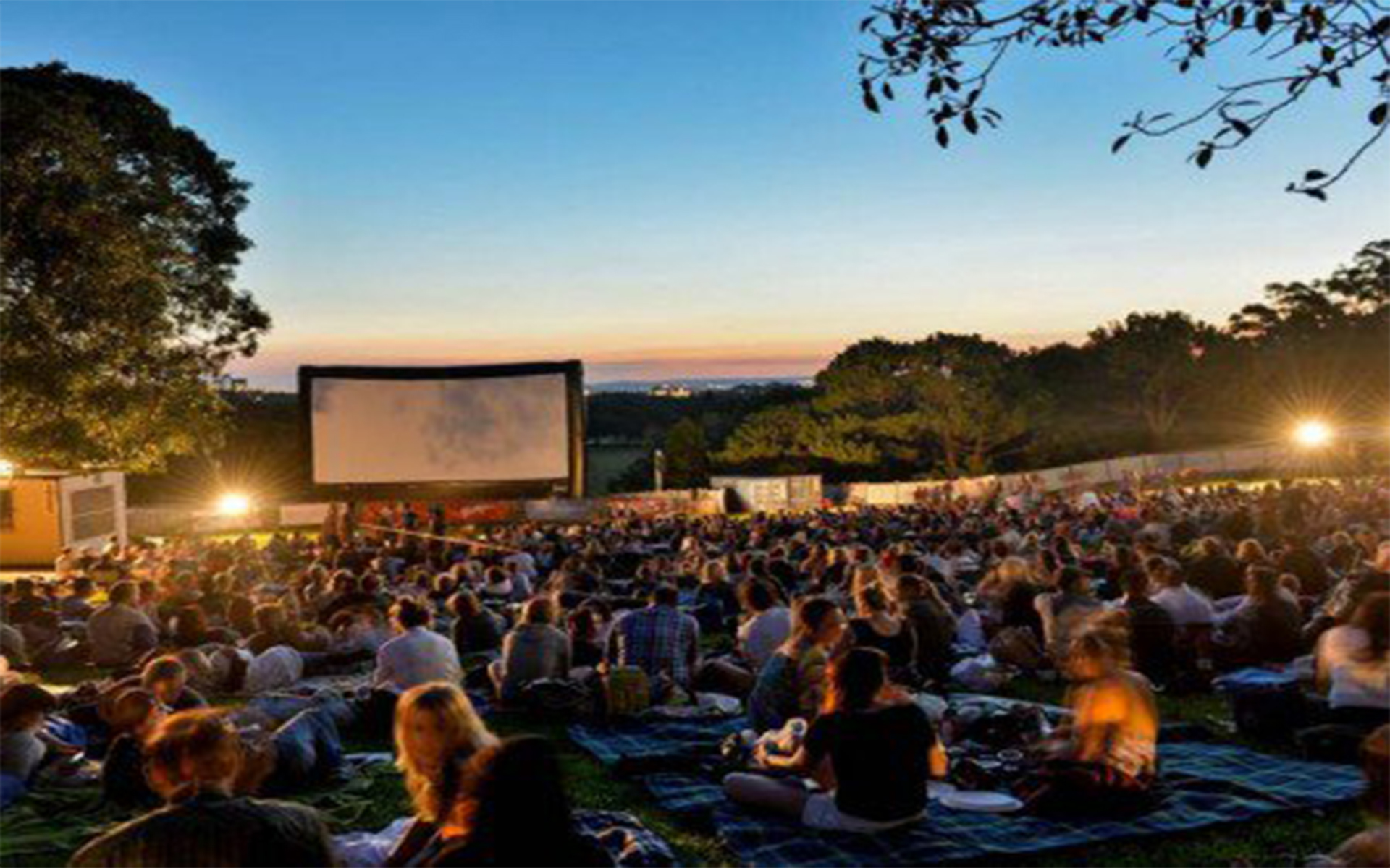 Cinema ao ar livre em Brasília