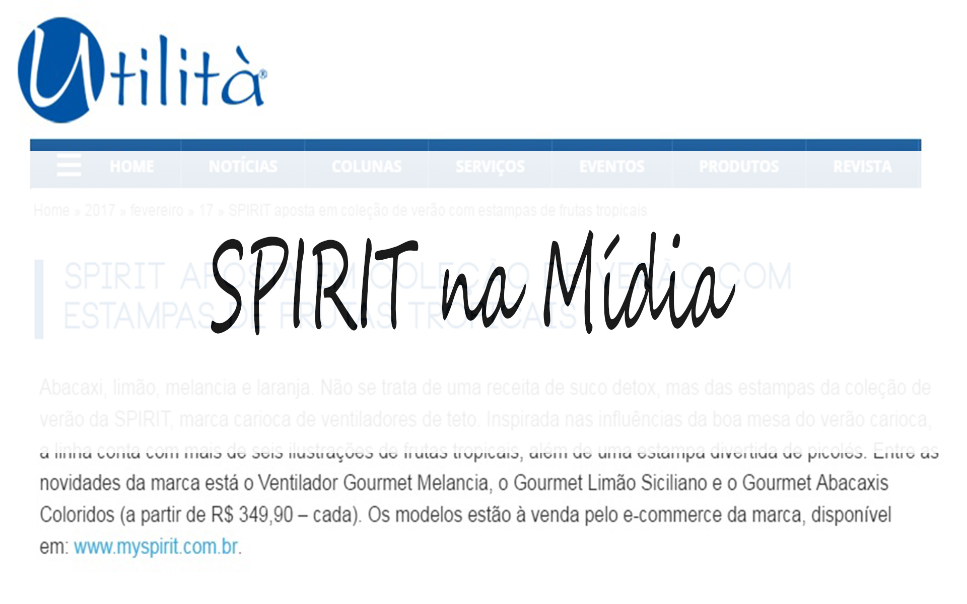 Capa Blog Matéria sobre ventiladores com estampas de frutas